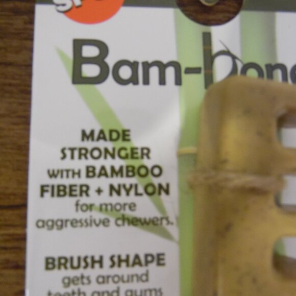 SPOT Bam-Bones Plus brush shape for strong teeth and aggressive chewers All NEW! - Picture 2 of 7